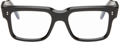 Shop Cutler And Gross Black 1403 Square Glasses In Black On Crystal