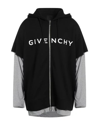 Shop Givenchy Man Sweatshirt Black Size Xl Cotton