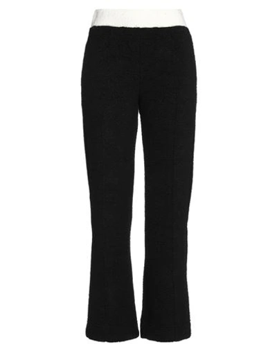 Casablanca Woman Pants Black Size Xxs Modal, Virgin Wool, Polyamide, Polyester, Cashmere In Black
