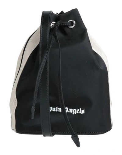 Shop Palm Angels Woman Cross-body Bag Black Size - Textile Fibers