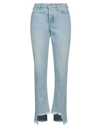 Shop Off-white Woman Jeans Blue Size 30 Cotton