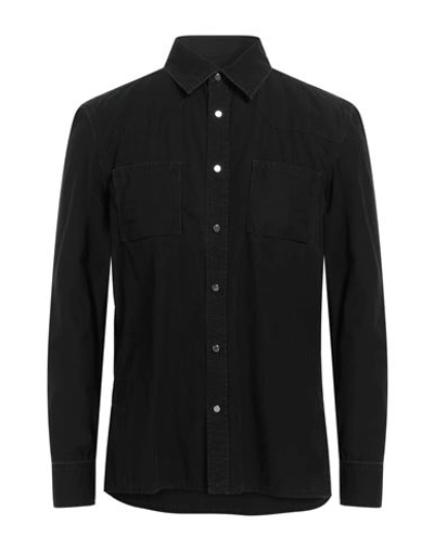 Shop Givenchy Man Shirt Black Size L Cotton