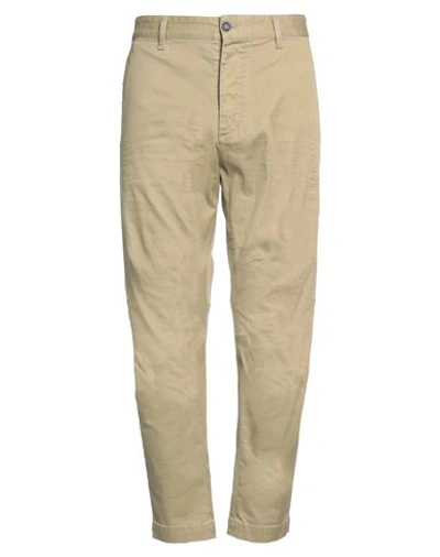 Dsquared2 Man Pants Sage Green Size 30 Cotton, Elastane In Sage Green