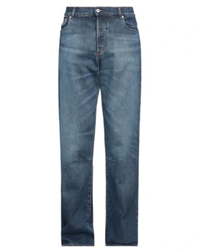 Shop Heron Preston Man Jeans Blue Size 33 Cotton, Hemp, Elastane