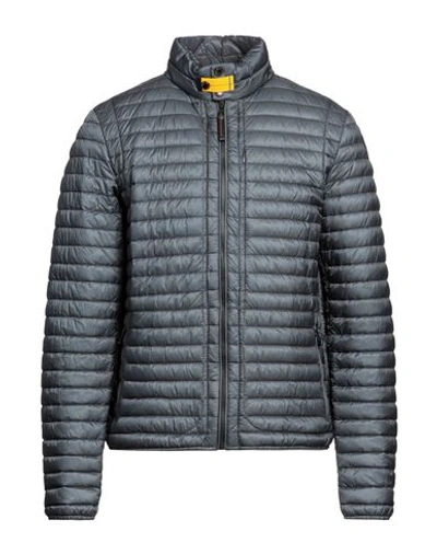 Shop Parajumpers Man Puffer Lead Size Xxl Polyamide In Grey