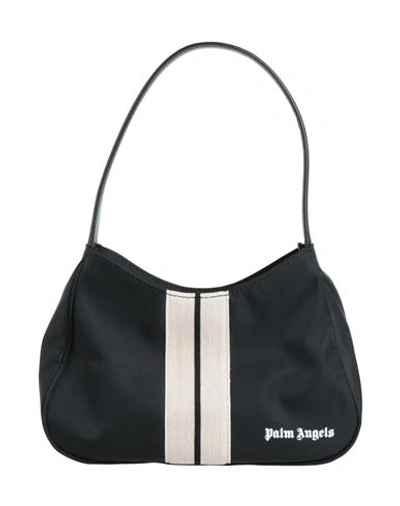Shop Palm Angels Woman Handbag Black Size - Polyamide, Soft Leather