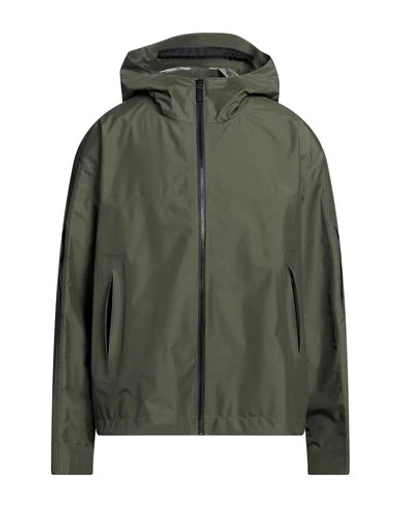 Shop Givenchy Man Jacket Military Green Size 40 Polyamide, Cotton