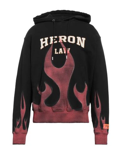 Shop Heron Preston Man Sweatshirt Black Size L Cotton