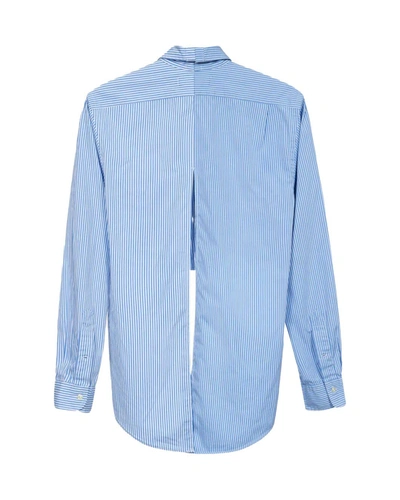 Shop E.l.v Denim Cindy Shirt In Blue