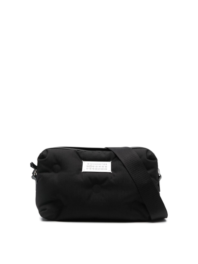 Shop Maison Margiela Logo Bag In Black