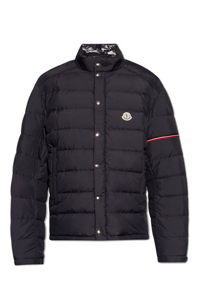 Shop Moncler Colomb Zip In Black