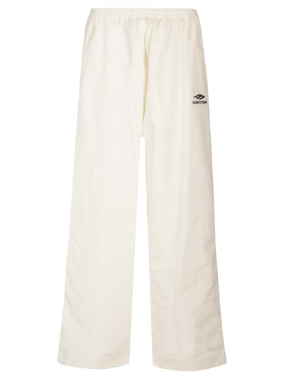 Shop Balenciaga 3b Sports Icon Tracksuit Trousers In White