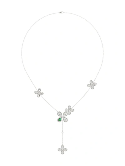 Shop Marchesa Floral White Gold Y Necklace