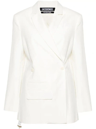 Shop Jacquemus Tibau Jacket Clothing In White