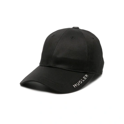 Shop Mugler Caps In Black