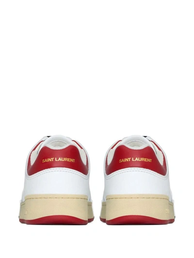 Shop Saint Laurent Sneakers Sl/61 Shoes In White