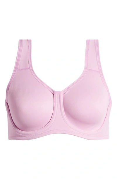 Shop Wacoal Simone Seamless Underwire Sports Bra In Phalaenopsis