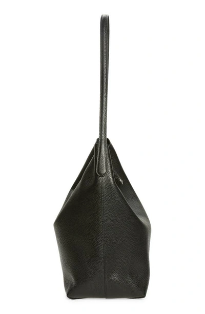 Shop Mansur Gavriel Everyday Cabas Leather Hobo Bag In Black