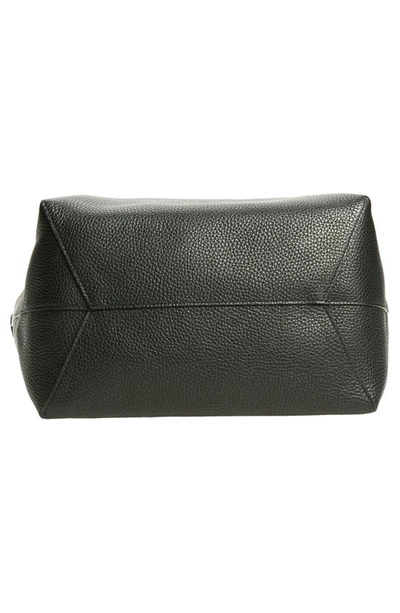 Shop Mansur Gavriel Everyday Cabas Leather Hobo Bag In Black
