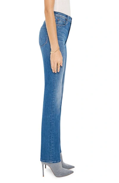 Shop Mother Rider Skimp High Waist Straight Leg Jeans In Hue Are You