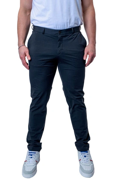 Shop Maceoo Allday Slim Fit Pants In Black