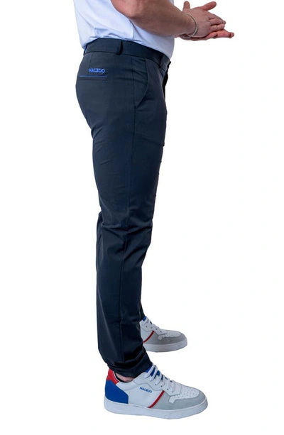 Shop Maceoo Allday Slim Fit Pants In Black