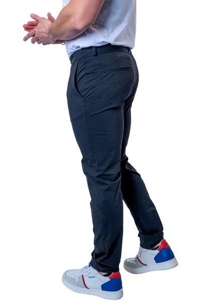 Shop Maceoo Allday Slim Fit Pants In Black