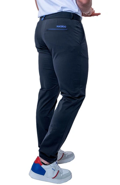 Shop Maceoo Allday Slim Fit Pants In Black