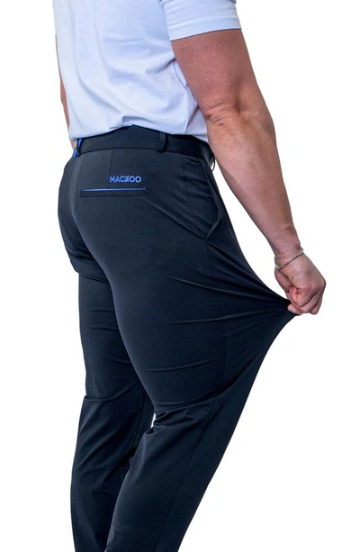 Shop Maceoo Allday Slim Fit Pants In Black