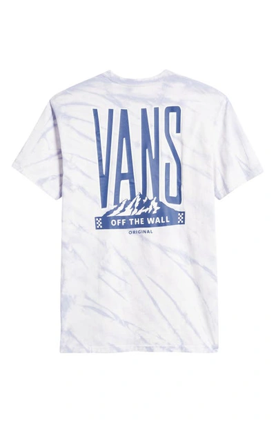 Shop Vans Peaked Tie Dye Cotton Graphic T-shirt In Languid Lavender