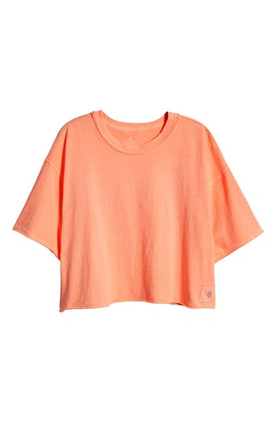 Shop Fp Movement By Free People Inspire Cotton T-shirt In Melon