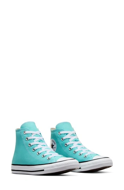 Converse Chuck Taylor® All Star® Lift High Top Sneaker In Double Cyan