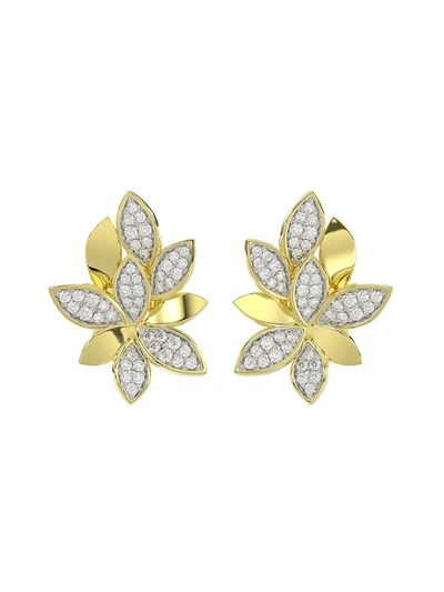 Shop Marchesa Wild Flower Yellow Gold Earrings