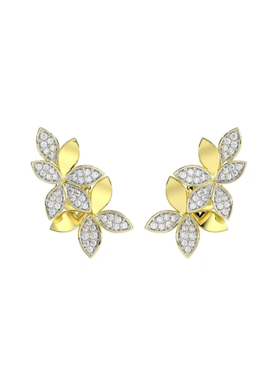 Shop Marchesa Wild Flower Yellow Gold Earrings
