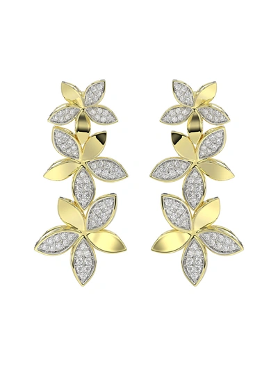 Shop Marchesa Wild Flower Yellow Gold Earrings