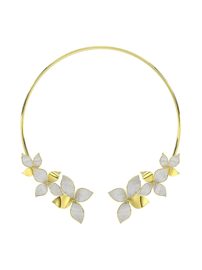 Shop Marchesa Wild Flower Yellow Gold Necklace