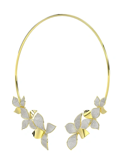 Marchesa Wild Flower Yellow Gold Necklace In Yellow Gold