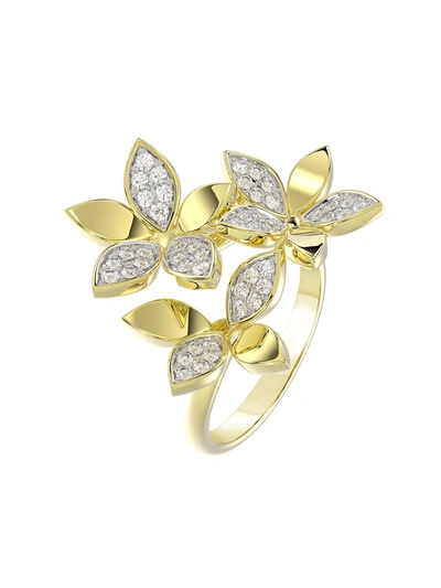 Marchesa Wild Flower Yellow Gold Ring In Yellow Gold