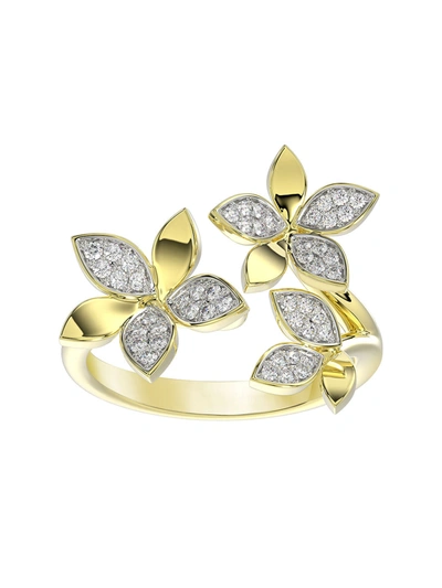 Shop Marchesa Wild Flower Yellow Gold Ring