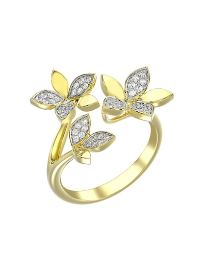 Marchesa Wild Flower Yellow Gold Ring In Yellow Gold