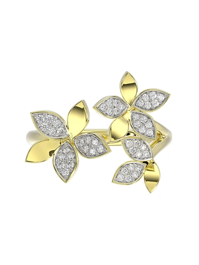 Marchesa Wild Flower Yellow Gold Ring In Yellow Gold