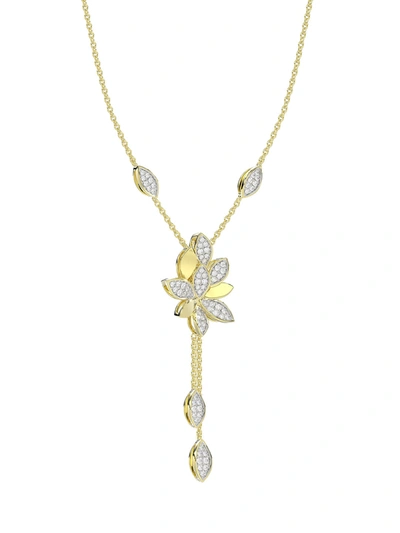 Shop Marchesa Wild Flower Yellow Gold Y Necklace