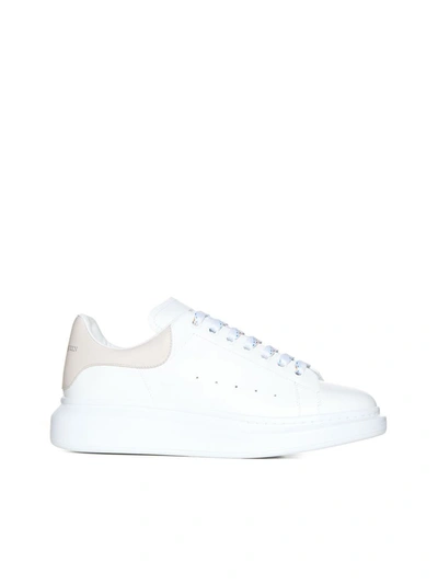 Shop Alexander Mcqueen Sneakers In White/trench