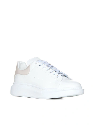 Shop Alexander Mcqueen Sneakers In White/trench