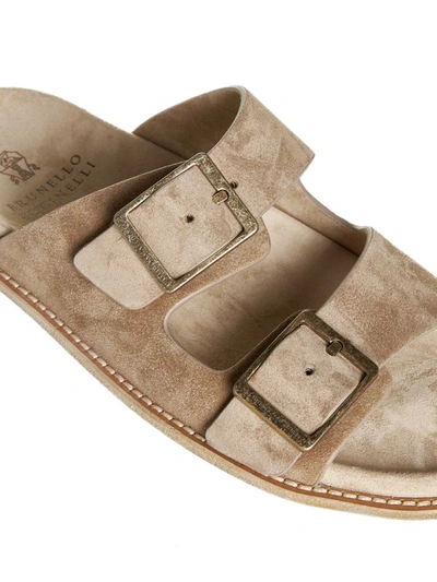 Shop Brunello Cucinelli Sandals In 8051 +6636