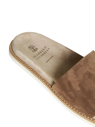 Shop Brunello Cucinelli Sandals In 8831+6636