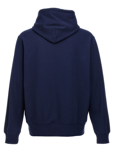 Shop Polo Ralph Lauren Polo Bear Hoodie In Blue