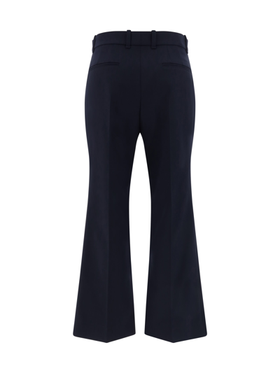 Shop Chloé Pants In Abyss Blue