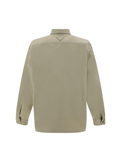 Shop Prada Monochrome Button Up Shirt In Corda