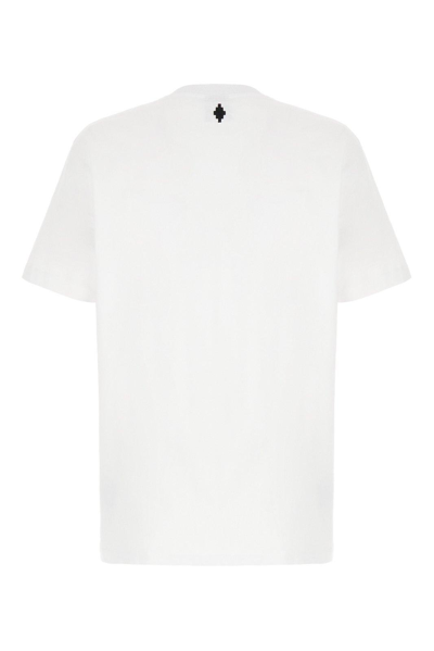 Shop Marcelo Burlon County Of Milan Party Quote-print T-shirt In Bianco